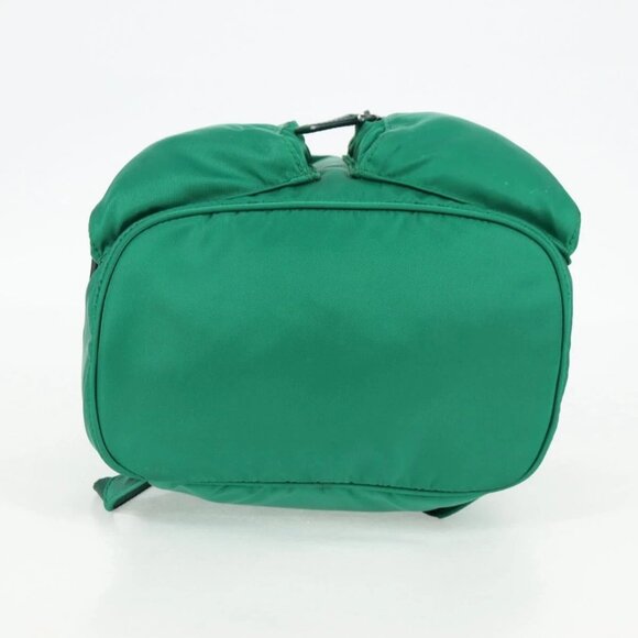 PRADA Backpack Nylon Green Silver Auth 136123V - Picture 7 of 16